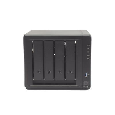 SYNOLOGY Servidor NAS de 4 Bahías (Expandible a 9 Bahías) / Hasta 162 TB / Servicio Nube Gratis (P2P) / Administración Remota y Respaldo Programado DS923PLUS