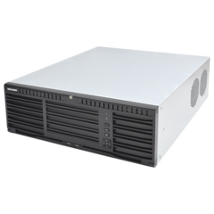 HIKVISION NVR 12 Megapixel (4K) / 256 canales IP / 16 Bahías de Disco Duro / 4 Puertos de Red / Soporta RAID con Hot Swap / NVR de Alto Desempeño MOD: DS-96256NI-I16