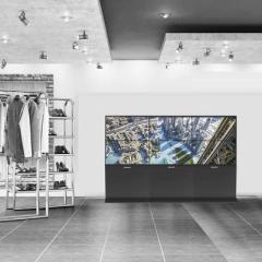 HIKVISION Kit Videowall Comercial 3X2 / Incluye 6 Pantallas 55" / 2 Controladores de 2 Entradas HDMI / Base de Piso MOD: DS-CW3X2LUY-55