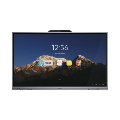 HIKVISION Pantalla Interactiva Touch de 65" Android 8.0 / Cámara Web 8 MP / Resolución 4K / Bocinas Integradas / Entradas HDMI y VGA / Incluye 2 Lápices para Escribir MOD: DS-D5B65RB/B