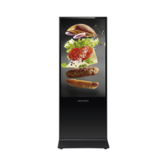 HIKVISION Monitor LED de 43" con Resolución 4K para Publicidad Digital con Apariencia Metálica / Base para Piso / Altavoz Integrada / WiFi / 1 Puerto LAN / Android 8.1 / Uso 24/7 MOD: DS-D6043UL-B/S(IN) on internet
