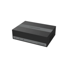 HIKVISION DVR 4 Canales TurboHD + 1 Canal IP / 2 Megapixel (1080p) Lite / Acusense Lite (Evita Falsas Alarmas) / Unidad de Estado Solido Incluido (eSSD) de 300 GB / H.265+ / Diseño Ultra Compacto / Extra Silencioso DS-E04HGHI-B