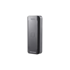 HIKVISION Lector de Tarjetas PROX EM / Exterior IP65 / Wiegand / Compatible con Cualquier Panel / PERFIL DELGADO y ESTETICO / Indicador LED MOD: DS-K1802E