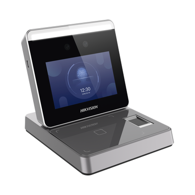 HIKVISION Enrolador IP de Rostros, Huellas y Tarjetas (MIFARE y EM) para iVMS-4200 / Facilita el Alta de Rostros, Huellas y Tarjeta al Software DS-K1F600U-D6E-F