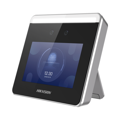 HIKVISION Terminal WIFI de Reconocimiento Facial ULTRA RÁPIDO y lectura de CÓDIGOS QR / Asistencia + Control de Acceso / Soporta APP de Hik-Connect (P2P) / Hasta 1.5 Mts de Reconocimiento Incluso en Movimiento MOD: DS-K1T331W