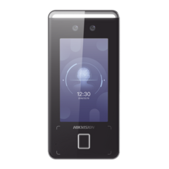 HIKVISION Terminal Facial Min Moe ULTRA RÁPIDO (IP65) / Hasta 1.5 mts en lectura / Soporta P2P Hik-Connect / 3,000 Usuarios /QR y Videoportero (ambientes de bajo ruido) MOD: DS-K1T341AMF