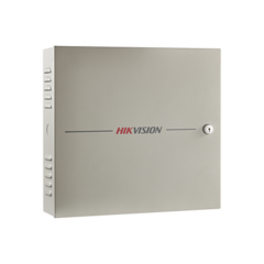 HIKVISION Controlador de Acceso 1 Puerta / 2 Lectores de Huella o tarjeta / Integración con cámaras / 100,000 Tarjetas / Incluye Gabinete y Fuente de Alimentación 12Vcc/8A / Software GRATUITO MOD: DS-K2601