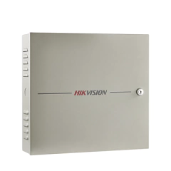 HIKVISION Controlador de Acceso 1 Puerta / 2 Lectores de Huella o tarjeta / Integración con cámaras / 100,000 Tarjetas / Incluye Gabinete y Fuente de Alimentación 12Vcc/8A / Software GRATUITO MOD: DS-K2601T