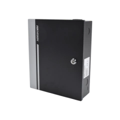 HIKVISION Controlador de Acceso para 2 Puertas y 4 Lectores / Fácil Administración con Software Gratuito / Incluye Gabinete y Fuente de Alimentación 12Vcc/8A / 10,000 Tarjetas / 50,000 Eventos DS-K2802