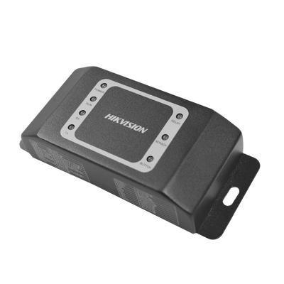 HIKVISION Módulo esclavo para instalaciones SEGURAS en Controles de Acceso Hikvision / Compatible con Biometricos Faciales Min Moe / Conexión RS-485 / Soporta botón de salida y chapa. MOD: DS-K2M061