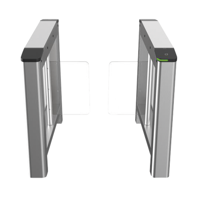 HIKVISION Kit de Torniquetes Swing IZQUIERDO y DERECHO / Carril de 90 cms / Preparación para Instalar Terminal Facial con Montaje DS-KAB6ZU1 (No incluidos) / 3,000,000 MCBF / 4 Pares de IR DS-K3B220LX-LR/PG-DP90