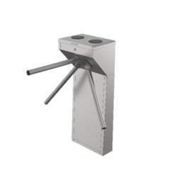 HIKVISION Torniquete Trípode de Acero Inoxidable con Indicadores de Entrada-Salida / Apertura en Caso de Emergencia / Integrable con cualquier Sistema de Control de Acceso DS-K3G200LX-R/DM55