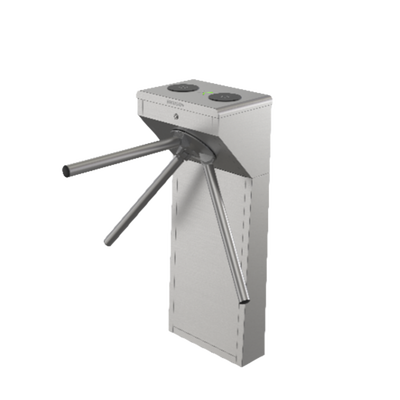 HIKVISION Torniquete Trípode de Acero Inoxidable con Indicadores de Entrada-Salida / Apertura en Caso de Emergencia / Integrable con cualquier Sistema de Control de Acceso DS-K3G200LX-R/DM55