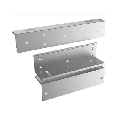 HIKVISION Kit de montajes Z y L para Cerradura Magnética HIKVISION / Compatible con DS-K4H255S / Uso en Puerta de Madera y Metal MOD: DS-K4H255-LZ