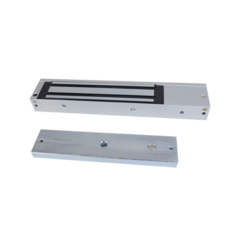HIKVISION Chapa Magnética de 600 Lbs (272 Kg) / Montaje en Puerta Normal o de Vidrio / Certificado CE / Uso en Interior / Magnetismo Anti-residual MOD: DS-K4H255S