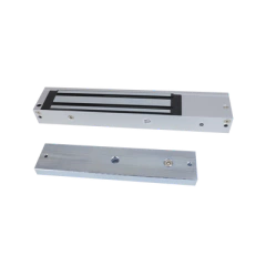 HIKVISION Chapa Magnética de 600 Lbs (272 Kg) / Montaje en Puerta Normal o de Vidrio / Certificado CE / Uso en Interior / Magnetismo Anti-residual MOD: DS-K4H255S