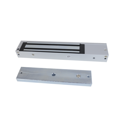 HIKVISION Chapa Magnética de 600 Lbs (272 Kg) / Montaje en Puerta Normal o de Vidrio / Certificado CE / Uso en Interior / Magnetismo Anti-residual MOD: DS-K4H255S