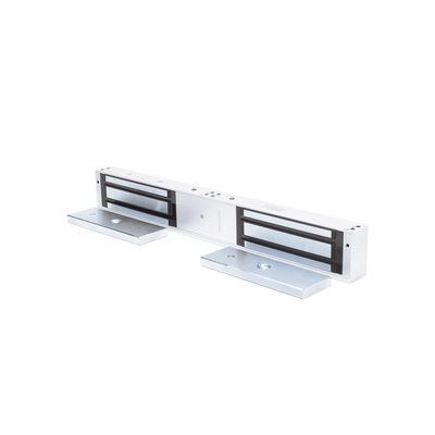 HIKVISION Chapa Magnética para Doble Puerta / Puerta Antifuego / Soporta 1200 Lbs (500 Kg) / Indicador LED MOD: DS-K4H450D