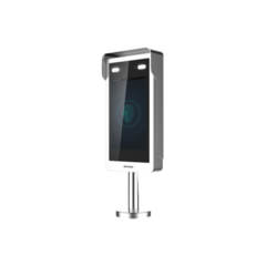 HIKVISION Terminal de acceso con reconocimiento facial / Soporta hasta 10,000 capturas de rostros/ Pantalla LCD touch de 10 pulgadas / cámara de 2MP / Soporte Para torniquete HIKVISON MOD: DS-K5603-Z