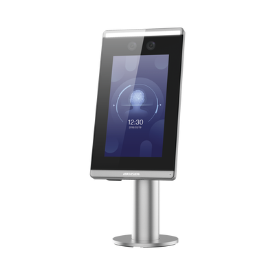 HIKVISION Terminal de Reconocimiento Facial Con Montaje en Poste para Torniquete / Camara de 2 Megapixel MOD: DSK5671ZU