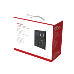 HIKVISION Kit WiFi de Control de Acceso Lite TODO INCLUIDO con Lector de Rostros, Tarjetas y Huellas / 500 Rostros / Compatible con App HIKConnect / Incluye Electroimán Botón de Salida y Montajes Z y L para imán MOD: DSKAS320