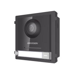 HIKVISION Frente de calle IP 2 Megapixel para Videoportero Modular / PoE / Angulo 180° / Ultra Baja Iluminación / Exterior IP65 / WDR 120 dB MOD: DS-KD8003-IME1(B)