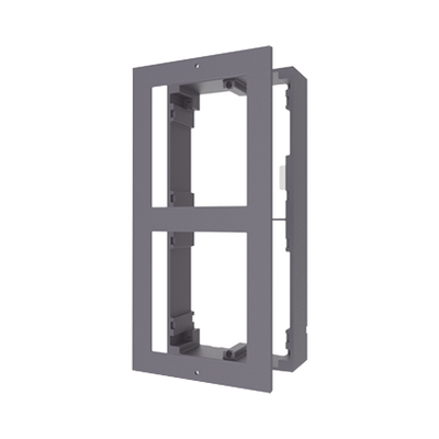 HIKVISION Base de 2 Espacios para Videoportero IP Hikvision / Instalación en SUPERFICIE MOD: DS-KD-ACW2