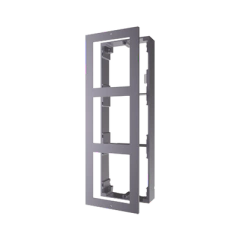 HIKVISION Base de 3 Espacios para Videoportero IP Hikvision / Instalación en SUPERFICIE MOD: DS-KD-ACW3