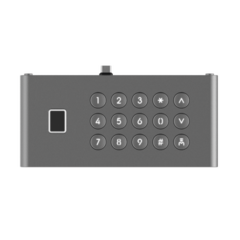 HIKVISION Módulo de Teclado y Huella Digital para Frente de Calle IP DS-KD9633-WBE6/ Conexión USB-C / 15 Botones / IP65 / IK07 DS-KDM9633-FKP