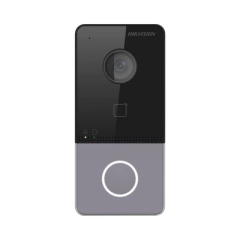 HIKVISION Videoportero IP 2 MP / PoE Estandar / IP65 / Apertura desde Hik-connect / Soporta 1 Departamento y Hasta 6 Monitores / Soporta Tarjetas Mifare / 1 Salida Relay MOD: DS-KV6113-WPE1(B) - buy online