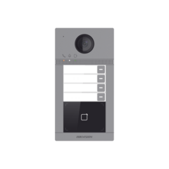 HIKVISION Videoportero IP (IP65 + IK08) con Llamada y apertura desde APP Hik-Connect / Soporta 4 Departamentos / PoE Estandar / Interfaz WEB para configuración / 2 puertas MOD: DS-KV8413-WME1(B) - buy online