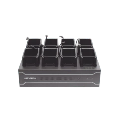HIKVISION Estación de Descarga para Body Cam / Compatible con DS-MCW406 / Incluye 1 HDD de 2 TB / Conector Tipo C MOD: DS-MDS001/2T/406