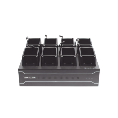 HIKVISION Estación de Descarga para Body Cam / Compatible con DS-MCW406 / Incluye 1 HDD de 2 TB / Conector Tipo C MOD: DS-MDS001/2T/406