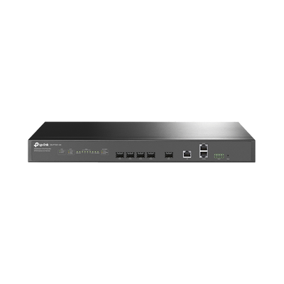 TP-LINK OLT de 4 puertos GPON, hasta 512 ONUs, 1 Gigabit RJ45, 1 puertos SFP+, Fuentes redundantes AC- DC (incluidas) MOD: DS-P7001-04