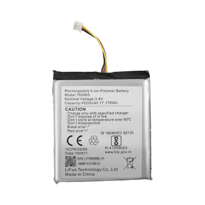 HIKVISION Batería de Respaldo para Panel de Alarma Hikvision / 4520 mAh / Compatible con Paneles AX PRO - AX HUB - Hibrido Versión 1 (DS-PHA64-W4P) MOD: DS-PA-BATTERY