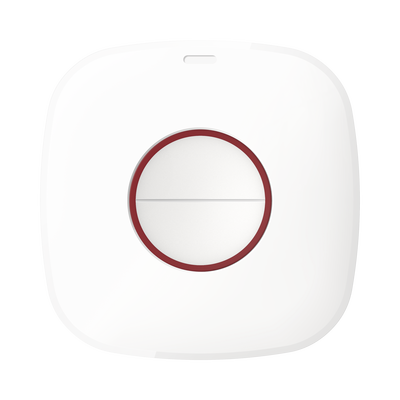 HIKVISION (AX PRO) Botón de Pánico Inalámbrico Doble / Interior / Indicador LED MOD: DS-PDEB2-EG2-WB