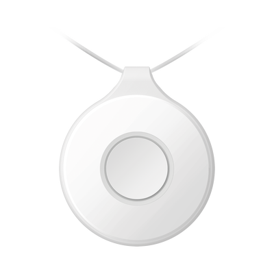 HIKVISION (AX PRO) Botón de Pánico Inalámbrico Portátil / IP54 / Indicador LED MOD: DS-PDEBP1-EG2-WB