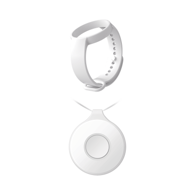 HIKVISION (AX PRO) Botón de Pánico Inalámbrico Portátil / IP54 / Indicador LED + (AX PRO) Pulsera para Botón de Pánico Portátil MOD: DS-PDEBP1-EG2-WB/BAND