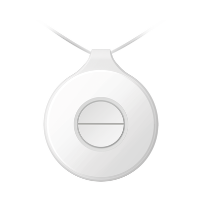 HIKVISION (AX PRO) Botón de Pánico Doble Inalámbrico Portátil HIKVISION / IP54 / Indicador LED MOD: DS-PDEBP2-EG2-WB