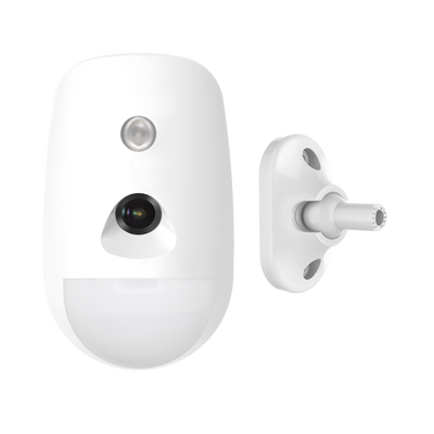 HIKVISION (AX PRO) CÁMARA Inalámbrica + PIR / 7 Años de Batería / Inmunidad a Mascotas / Rango de Detección de 12 mts / Angulo de 85.9° de Cobertura + Montaje Universal MOD: DS-PDPC12P-EG2-WB/UB