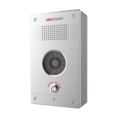 HIKVISION Estación de Alarma de Pánico / Audio de Dos Vías / 10 mts IR / Entrada y Salida de Alarmas / Micro SD 128 GB / Uso Interior MOD: DS-PEA22-F(B) en internet