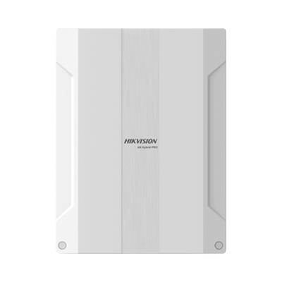 HIKVISION Panel de Alarma AX HYBRID PRO / Wi-Fi / 8 Zonas Cableadas Directas al Panel / 56 Zonas Expandibles: Inalámbricas o Cableadas por Medio de Módulos / Soporta Integración de Batería de Respaldo / 32 Particiones (Áreas) MOD: DS-PHA64-LP