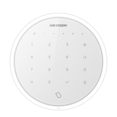 HIKVISION (AX HUB) Teclado Inalámbrico / Panel Touch / Ahorro de Batería MOD: DS-PKA-WLM433