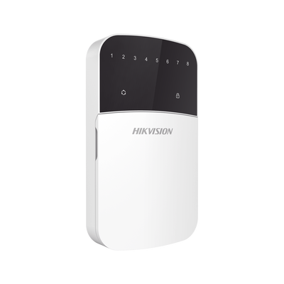 HIKVISION Teclado de LEDs / Cableado / 8 Zonas / Compatible con Panel Hibrido Hikvision DS-PHA64-W4P y DS-PHA64-W4P2 MOD: DS-PKG-H8L