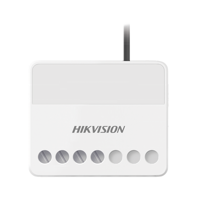 HIKVISION (AX PRO) Interruptor Inalámbrico / 1 Salida de Relevador de 100 a 240 VCA (Max. 13A) MOD: DS-PM1-O1H-WB