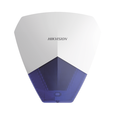HIKVISION Sirena Estrobo Cableada Hikvision / Ideal para cualquier Panel de Alarma / Azul / 105 dB / Proteccón IP54 MOD: DS-PS1-B