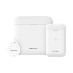 HIKVISION (AX PRO) KIT de Alarma AX PRO para RONDINES / Incluye: 1 Hub con bateria de respaldo / 1 Lector Tag / 1 Tag / Compatible con Hik-Connect P2P MOD: DS-PWA48-K-RONDIN