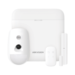HIKVISION (AX PRO) KIT de Alarma AX PRO con GSM (3G/4G) / Incluye: 1 Hub / 1 Sensor PIR con Cámara / 1 Contacto Magnético / 1 Control Remoto / WiFi / Compatible con Hik-Connect P2P DS-PWA48-KS/CAM - comprar en línea