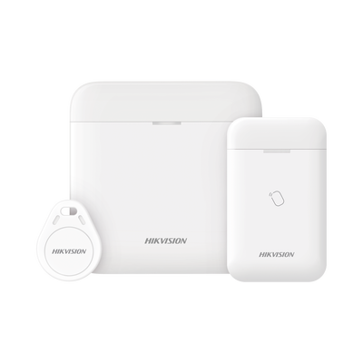 HIKVISION (AX PRO) KIT de Alarma AX PRO con GSM (3G/4G) para RONDINES / Incluye: 1 Hub con bateria de respaldo/ 1 Lector Tag / 1 Tag / Compatible con Hik-Connect P2P MOD: DS-PWA48-KS-RONDIN