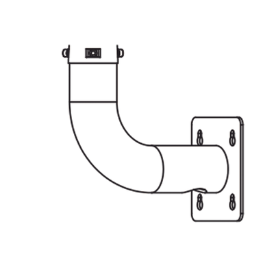 HIKVISION MONTAJE DE PARED PARA CÁMARA DS-TGC MOD: DS-TCGWMB